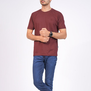 OEM al por mayor de los hombres Slim Fit 100% algodón camisetas de alta calidad logotipo personalizado Streetwear camiseta para hombres - Product Image 2