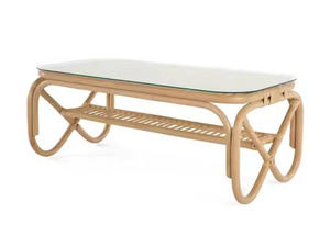 Table à thé rectangulaire en rotin faite à la main au design moderne Meilleur modèle Vietnam en bois naturel pour hôtel restaurant Meubles de salon - Product Image 4