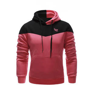 Sweat à capuche pour homme de qualité supérieure pour l'hiver décontracté respirant 100% coton col à capuche à motif solide pour adultes - Product Image 1