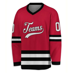 Nueva Llegada, Jersey de Hockey sobre Hielo Personalizado con Nombre de Equipo, Ropa Deportiva Hecha en Pakistán, Camisetas de Hockey sobre Hielo 100% Poliéster para Adultos - Product Image 3