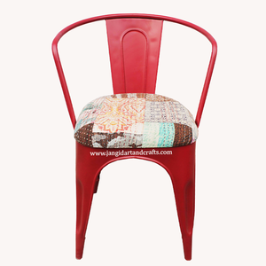 Meubles de chaise de salle à manger enduits de poudre rouge de fer de haute qualité pour la brasserie Pub et les meubles d'événement de mariage et de banquet de boîte de nuit - Product Image 2