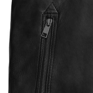 Chaqueta de Cuero de Moda para Hombre, Chaqueta de Cuero Genuino de Cordero, Chaqueta de Cuero Clásica y Elegante para Hombre de Alta Calidad - Product Image 4
