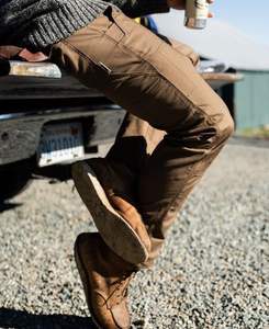 Pantalones de Vestir para Hombre Color Caqui al por Mayor, Ligeros, de Lona, Corte Medio, 100% Algodón, Formales, Ecológicos y Antiarrugas - Product Image 4