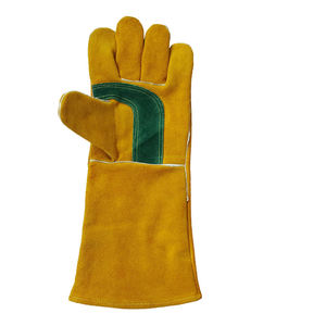 Nuevo 2025 Calidad Premium Exigible de alta calidad Hombres Los mejores guantes de soldadura Guantes de trabajo de invierno con cuero dividido de vaca - Product Image 6