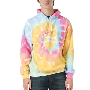 Sudadera con Capucha Unisex Rosa Tie Dye para Invierno, 100% Algodón, Forro Polar de Peso Medio, Transpirable, para Universidad - Product Image 1