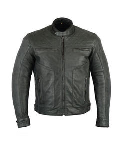 Veste en cuir de vachette pour homme, style streetwear, imperméable, écologique, respirante, prix abordable, fabrication en usine, vente chaude - Product Image 1