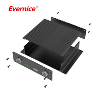 Boîtier en aluminium anodisé d'usinage CNC Boîtiers d'instruments électroniques en métal Boîte de jonction Boîtier PCB