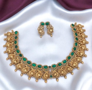 Look Simple Style Paon Et Collier Plaqué Or Polonais Mat pour Fêtes Mariages Laiton avec Cadeau Parfait Pour Les Femmes - Product Image 3