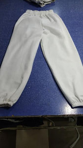 Pantalon de jogging élastique décontracté pour hommes pantalon de survêtement taille haute en coton éponge coupe-vent couleur unie pantalon de survêtement léger droit - Product Image 2