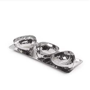 Tazón Desechable Decorativo de Acero Inoxidable Pulido para Exhibir Dulces y Frutos Secos - Product Image 3