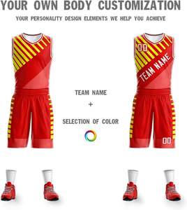 Conjunto de Uniforme de Baloncesto Personalizable para Hombre 2026, 100% Poliéster Reversible, Transpirable, para Entrenamiento - Product Image 2