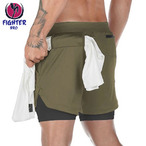 Short de sport pour hommes personnalisé OEM pour la course et la musculation Vêtements de sport d'entraînement musculaire pour l'exercice et la salle de sport - Product Image 5