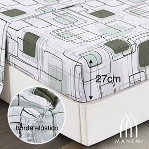 Set copripiumino moderno in poliestere 100% a 3 pezzi con lenzuolo con angoli e federa, biancheria da letto di lusso - Product Image 3
