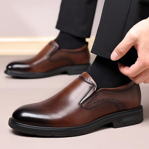 Zapatos de Vestir de Cuero Genuino de Alta Calidad para Hombre, Zapatos Oxford Formales de Negocios, Cómodos y Transpirables para Oficina, Bodas y Fiestas - Product Image 4