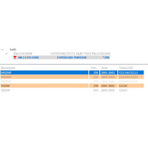 Tapa de la Válvula del Tren de Válvulas para Yamaha YZF 250 YZ250F YZF250 2004 5NL111911000 - Product Image 2