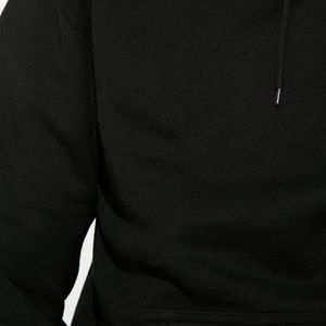Sweat-shirts à capuche pour hommes en taille plus, avec logo brodé personnalisé, en tissu polaire 100% coton, de haute qualité, vente en gros, couleur personnalisée - Product Image 4