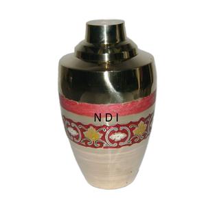 Urnas de recuerdo de cenizas para adultos personalizadas de la mejor calidad, cenizas de cuerpo humano, urnas de cremación para adultos, urnas de cremación funeraria de Metal de latón - Product Image 4