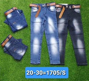 Pantalons jeans en denim personnalisés et confortables absorbant la transpiration de qualité supérieure pour garçons et hommes - Product Image 1