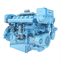 Weichai Baudouin 6m33 série 6M33C750 moteur diesel marin 4 temps 6 cylindres refroidi par eau pour moteur de bateau