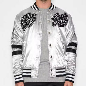 Veste en satin de haute qualité en gros, fabrication d'usine, veste en satin sur mesure, veste d'hiver en satin - Product Image 1