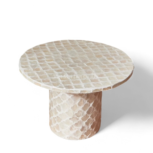 Base para Pastel de Nácar, Artesanía de Concha, Hecho a Mano para Exhibición de Postres en el Hogar y Eventos - Product Image 1