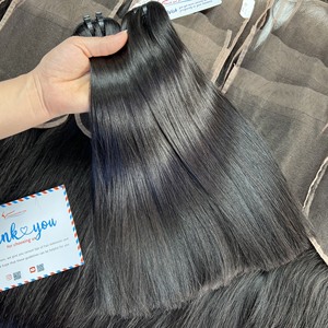 Premium Virgin Double Drawn Bone Straight Vietnamese Human Hair Machine Weft Extensions 100g No <b>Tangle</b> No Shedding - Product Image 1