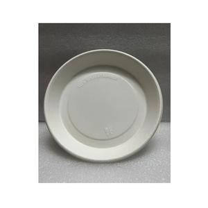 2025 mariage fête d'anniversaire vaisselle fournitures jetable Bagasse canne à sucre assiettes à dîner écologique compostable conteneur - Product Image 4