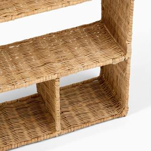 Estante de Pared con Forma de Casa de Ratán para Habitación Infantil, Decoración de Pared Hecha a Mano para Guardería, Estante de Almacenamiento de Caña Natural, Organizador de Habitación Infantil Estilo Boho - Product Image 4