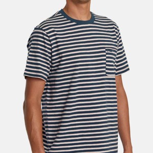 Camiseta clásica de manga corta con cuello redondo para hombre: tela de algodón suave, perfecta para uso informal y comodidad diaria - Product Image 5