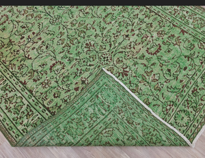 Tapis en soie noué à la main de haute qualité grande laine Oushak Style turc conception abstraite ensembles de tapis pour la maison chambre décor porte - Product Image 2
