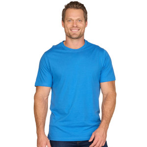 Camiseta Azul Lisa para Hombre, Venta al Por Mayor, Personalizable, Verano, Soporte OEM - Product Image 5