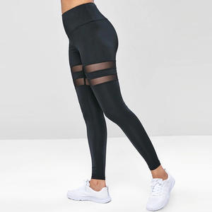 Leggings de yoga respirants personnalisés à imprimé léopard taille moyenne pour femmes Gym Fitness Midi longueur - Product Image 2