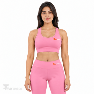 Conjunto Deportivo para Mujer, Leggings de Cintura Alta, Sujetador Deportivo, Ropa Deportiva, Dos Piezas, Sin Costuras, Elástico, Transpirable, de Secado Rápido - Product Image 4