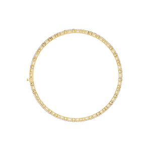 Fabulous 18K <b>Gold</b> Lab Grown Diamond Bracelet & <b>Bangle</b> - Product Image 4