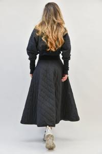 Meilleur design Veste de motard en cuir de mouton pour femmes Streetwear à fermeture éclair de haute qualité avec rembourrage en coton matelassé et tissu teint - Product Image 4