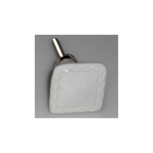 Tiradores de cajón hechos a mano con forma de flor 2025, excelente diseño, estilo antiguo, Color blanco, decoración de armario para sala de estar, perillas de cerámica - Product Image 3