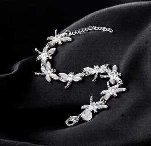 Bracelet en argent sterling 925 Moissanite VVS 30MM 24 pouces plaqué or blanc - Product Image 3