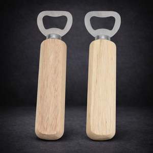 Abridor de Botellas con Mango de Madera y Cabeza de Acero Inoxidable, Agarre Ergonómico y Elegante, Herramienta de Barra Duradera de Primera Calidad para el Hogar, la Cocina y Fiestas - Product Image 5