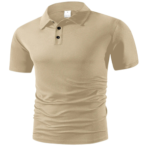 2025 Men Short Sleeve Polo <b>Shirt</b> Cotton Breathable Slim Fit Classic <b>Collar</b> Summer Casual <b>T</b> <b>Shirt</b> - Product Image 1