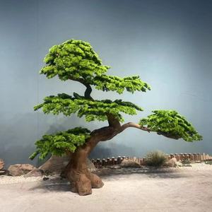 <span class=keywords><strong>Grand</strong></span> faux pin paysager sur mesure avec tronc <span class=keywords><strong>en</strong></span> <span class=keywords><strong>bois</strong></span> naturel sculpté à la main pour projet <span class=keywords><strong>de</strong></span> hall d'hôtel - Product Image 2