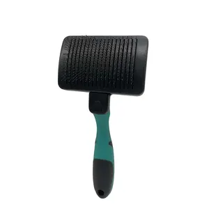 Sustainable Stainless Steel Self-Cleaning Hair Brush PET <b>Grooming</b> <b>Tools</b> with PP and TPR Materials OEM Product - Product Image 3
