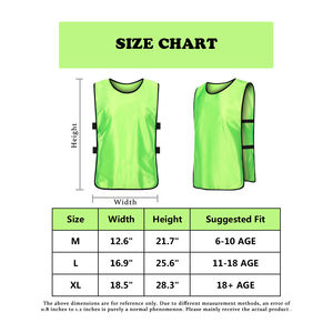 Gilet d'entraînement en maille respirante personnalisé pour la pratique du football équipe de mêlée pinnies de gymnastique vêtements pour jeunes maillot de football - Product Image 5