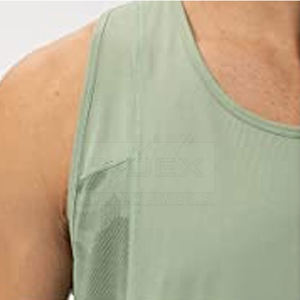 Débardeur d'entraînement décontracté pour hommes vêtements de sport confortables et respirants en coton vêtements de fitness tricotés légers pour adultes - Product Image 2