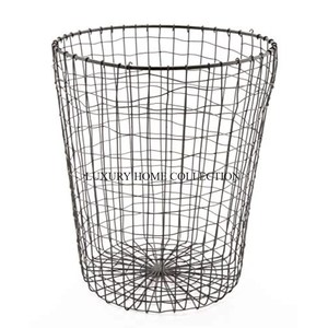 New Iron Wooden Fruits and <b>Bread</b> <b>Basket</b> with Durable Craftsmanship for Long-lasting Use in Rustic Kitchen Spaces - Product Image 2