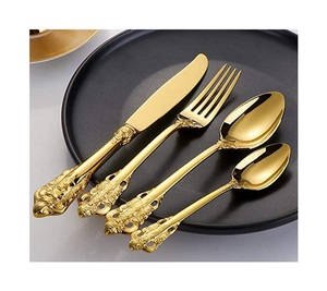 Stainless Steel with <b>MOP</b> Work <b>Handle</b> Cutlery Set of 2 Spoon and Fork Cutlery with Low Price From India Great Quality Cutlery - Product Image 4