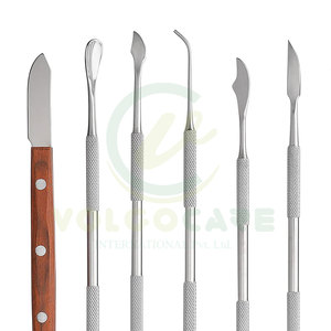 Sculpteurs de cire dentaire avec étui Instruments de sculpture en acier inoxydable Outils de sculpture 10 pièces disponibles dans tous les modèles - Product Image 4