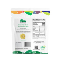 Tropickout Gevriesdroogde Banaan 100% Fruit Geen Suiker Toegevoegd Knapperige Veganistische Snack Glutenvrij Schoon Etiket