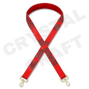 อาคาอัลฟาสีขาวทองที่กำหนดเองเมล็ดลูกปัดสายกระเป๋า 'hook EM horns' เครื่องประดับแฟชั่นลูกปัดสายกระเป๋าเงิน - Product Image 4