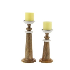 New Trending Wooden <b>Candle</b> Holder Multi Color Unique <b>Pillar</b> for Events Simple Customized Size Logo Shape <b>Colour</b> - Product Image 1