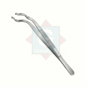 แหนบทำหมัน Davis คีมสแตนเลสแบบใช้มือเครื่องมือผ่าตัดทางทันตกรรมได้รับการรับรองจาก CE ด้ามจับเบาะรองนั่งระดับ I - Product Image 1